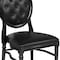 Flash Furniture Tufted Black Dining Chair LE-B-B-T-MON-GG - alternate 7