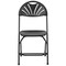 Flash Furniture Folding Chair, Plastic, Fan Back, Black LE-L-4-BK-GG - alternate 10