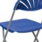 Flash Furniture Folding Chair, Plastic, Fan Back, Blue LE-L-4-BL-GG - alternate 6