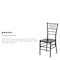 Flash Furniture Hercules Premium Chiavari Chair, 15-3/4 in W 18-1/2" L 36-1/2" H LE-MAHOGANY-GG - alternate 4