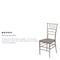 Flash Furniture Hercules Premium Chiavari Chair, 15-3/4 in W 18-1/2" L 36-1/2" H LE-PEWTER-GG - alternate 2