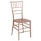 Flash Furniture Stacking Chairs Hercules Rose Gold Resin Chiavari Chair, 17-1/4" Height, Rose Gold LE-ROSE-M-GG - alternate 5