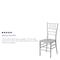Flash Furniture Hercules Premium Chiavari Chair, 15-3/4 in W 18-1/2" L 36-1/2" H LE-SILVER-GG - alternate 6