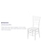 Flash Furniture Hercules Premium Chiavari Chair, White Seat, White Back, 15.75 W 18-1/2" L 36.5 H, Resin Seat LE-WHITE-GG - alternate 8