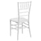 Flash Furniture Hercules Premium Chiavari Chair, White Seat, White Back, 15.75 W 18-1/2" L 36.5 H, Resin Seat LE-WHITE-GG - alternate 6