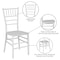 Flash Furniture Hercules Chiavari Chair, White Back, 15 in W 18-3/4" L 35" H LE-WHITE-M-GG - alternate 8