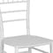 Flash Furniture Hercules Chiavari Chair, White Back, 15 in W 18-3/4" L 35" H LE-WHITE-M-GG - alternate 4