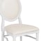 Flash Furniture White Round Back Dining Chair LE-W-W-MON-GG - alternate 4
