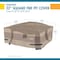 Duck Covers Elegant Swiss Coffee Patio Square Fire Pit Cover, 32"x32"x24" LFPS3232 - alternate 2