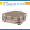 Duck Covers Elegant Swiss Coffee Patio Square Fire Pit Cover, 50"x50"x24" LFPS5050 - alternate 2