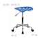 Flash Furniture Tractor Seat w/Chrome Frame, Blue, Caster Type: Dual-Wheeled LF-214A-BRIGHTBLUE-GG - alternate 8