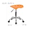 Flash Furniture Tractor Seat and Chrome Stool, Orange LF-214A-ORANGEYELLOW-GG - alternate 6