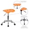 Flash Furniture Tractor Seat and Chrome Stool, Orange LF-214A-ORANGEYELLOW-GG - alternate 2
