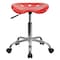 Flash Furniture Tractor Seat w/Chrome Frame, Red LF-214A-RED-GG - alternate 9