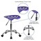 Flash Furniture Tractor Seat And Chrome Stool, Violet LF-214A-VIOLET-GG - alternate 8