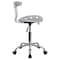 Flash Furniture Contemporary Chair, 20-1/4" to 25-3/4", Silver LF-214-SILVER-GG - alternate 10