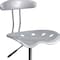 Flash Furniture Contemporary Chair, 20-1/4" to 25-3/4", Silver LF-214-SILVER-GG - alternate 3
