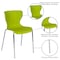 Flash Furniture Contemporary Chair, 18", Citrus Green LF-7-07C-CGRN-GG - alternate 5