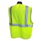 Radwear Usa Hi-Vis Safety Vest 2XL Class 2 , Zipper 2 Pockets LHV-5ANSI-PCZ-2XL - alternate 2