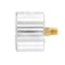 Pic Gauges 2 1/2 in Dial, 1/4 in NPT Center Back Location, Chrome Plated Steel Case Material LP2-254-30/0/30 - alternate 2