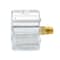 Pic Gauges Low Pressure Gauge, 2.5", 0-3psi, 1/4"CBM, 2 1/2 in Dial, 1/4 in NPT Center Back Location LP2-254-3PSI - alternate 3