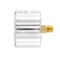 Pic Gauges Low Press Gauge, 2.5"60-0"WCVAC, 1/4"CBM, 2 1/2 in Dial, 1/4 in NPT Center Back Location LP2-254-60V - alternate 2