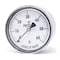 Pic Gauges 2 1/2 in Dial, 1/4 in NPT Center Back Location, Chrome Plated Steel Case Material LP2-254-60 - alternate 1
