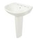 Toto 8" Mount, Supreme, 8 Center Lav, Ped W Cefiontect G, Colonial White LPT241.8G#11 - alternate 2