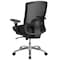 Flash Furniture Contemporary Chair Mid-Back, 24/7 Use, 350 lb. Capacity, Black, Adjustable Arms, 20-1/2" to 24" Height LQ-2-BK-GG - alternate 7
