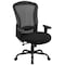 Flash Furniture Contemporary Chair High Back, 24/7 Use, 400 lb. Capacity, Blk, Adjustable Arms, 20" to 23" Height LQ-3-BK-GG - alternate 3