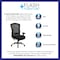 Flash Furniture Contemporary Chair High Back, 24/7 Use, 400 lb. Capacity, Blk, Adjustable Arms, 20" to 23" Height LQ-3-BK-GG - alternate 4