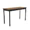 Correll Rectangle Library Table, 48" L, 29" H, Medium Oak LR2448-06 - alternate 2