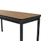 Correll Rectangle Library Table, 48" L, 29" H, Medium Oak LR3048-06 - alternate 5