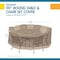 Duck Covers Elegant Swiss Coffee Patio Round Table Set Cover, 90" Dia x 29"H LTR09090 - alternate 9