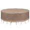 Duck Covers Elegant Swiss Coffee Patio Round Table Set Cover, 108" Dia x 29"H LTR108108 - alternate 1