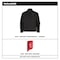 Milwaukee Tool Men's Heated Jacket, Black, Heats 3 to 12 hours , 12 V 3 Outside Pockets, 3XL M100B-203X - alternate 18