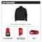 Milwaukee Tool M12 Heated TOUGHSHELL Men's Jacket, Black, Heats 3 to 12 Hours, 3 Outside Pockets, 2XL M100B-212X - alternate 12
