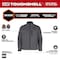 Milwaukee Tool Men's Heated Jacket, Gray, Heats 3 to 12 hours , 12 V 3 Outside Pockets, 3XL M100G-203X - alternate 2