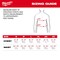 Milwaukee Tool Men's Heated Jacket, Gray, Heats 3 to 12 hours , 12 V 3 Outside Pockets, 3XL M100G-203X - alternate 16