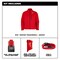 Milwaukee Tool M12 Heated TOUGHSHELL Men's Jacket, Red, Heats 3 to 12 Hours, 3 Outside Pockets, 2XL M100R-212X - alternate 19