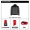 Milwaukee Tool M12 Heated TOUGHSHELL Men's Jacket, Gray, Heats 3 to 12 Hours, 2 Outside Pockets, S M102G-21S - alternate 3
