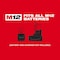 Milwaukee Tool M12 FUEL 1/2" Right Angle Impact Wrench w/ Friction Ring + M12 XC 4.0 Battery Pack 2565-20, 48-11-2440 - alternate 5