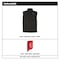Milwaukee Tool Axis Heated Vest, Polyester, 2 to 8 hours Heating Time, 3 Heat Settings, Black, 3XL M300B-203X - alternate 19