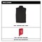 Milwaukee Tool Axis Heated Vest, Polyester, 2 to 8 hours Heating Time, 3 Heat Settings, Black, M M300B-20M - alternate 16