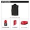 Milwaukee Tool Axis Heated Vest, Polyester, 2 to 8 hours Heating Time, 3 Heat Settings, Black, 2XL M300B-212X - alternate 16