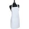 Mercer Cutlery Genesis Bib Apron, w/Pocket, White M61110WH - alternate 1