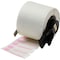 Brady Pre-CutLabelStockRoll, Pink/White, Gloss M6-98-494-PK - alternate 1