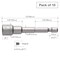 Vessel Power Bit 1/4" Hex B, A/F7x65 Nuts, PK10 MB45AF765 - alternate 3