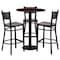 Flash Furniture Round Mahogany Bar Table, Rnd w/Mah Seats, 30", Laminate Top, Wood Grain MD-0017-GG - alternate 2