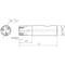 Kyocera End Mill, Kyocera MEW 0750W750102T, 0.75 MEW0750W750102T - alternate 3